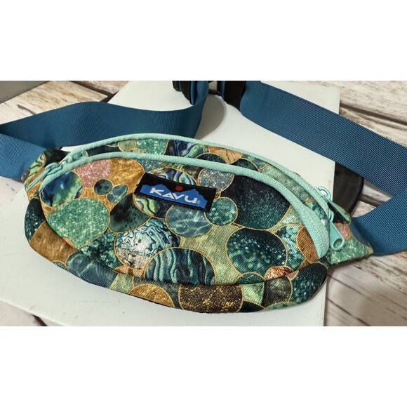 KAVU Spectator Fanny Pack Bag Double Zip Pocket-NEW Without Tags - Picture 4 of 10